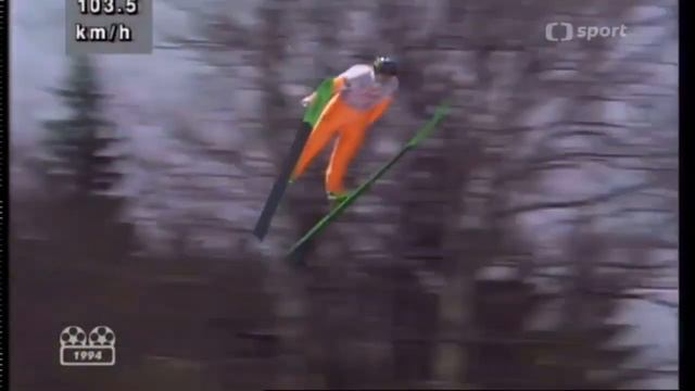 Janne Ahonen - 159 m - SFWCH Planica 1994 смотреть онлайн