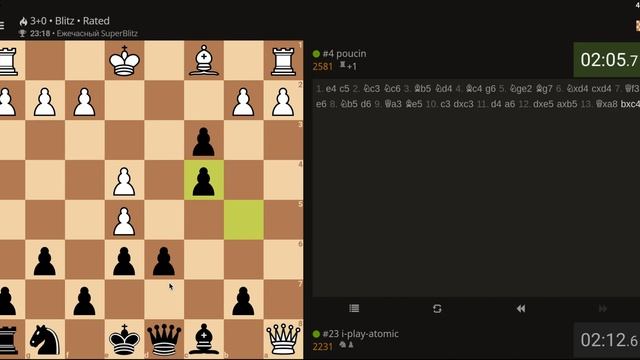Instructive 3+0 Blitz on lichess.org! смотреть онлайн