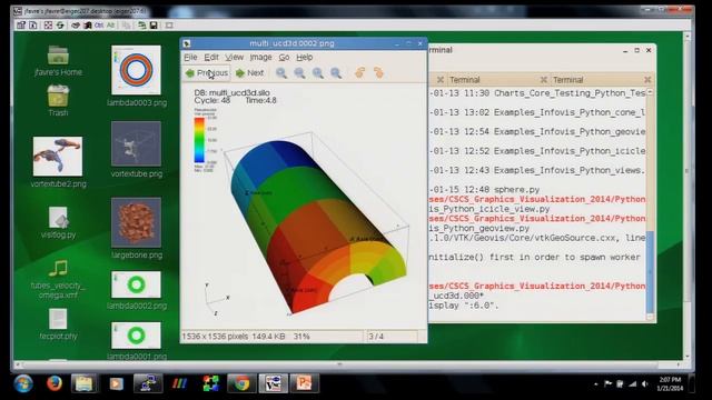 Visualization and Graphics Tutorial 6/7: VisIt demonstr... смотреть онлайн