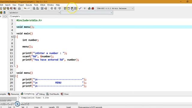 Lesson 20 - User defined functions in C programming (Part 2) смотреть онлайн