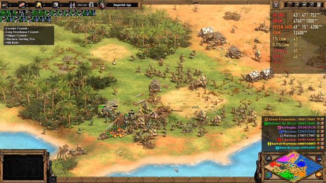 Age of Empires II: DE - RX 580 | Ryzen 5 3600 | Performance improvements | Update 2020 смотреть онлайн