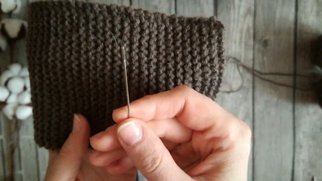 Как связать простую повязку Подробный МК DIY смотреть онлайн