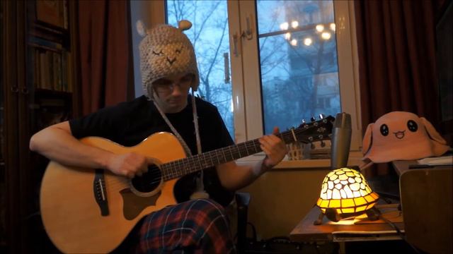 Gorillaz - Feel Good Inc. (кавер на акустической гитаре)