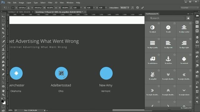 Website Design Speed Art 1 - Adobe Photoshop смотреть онлайн