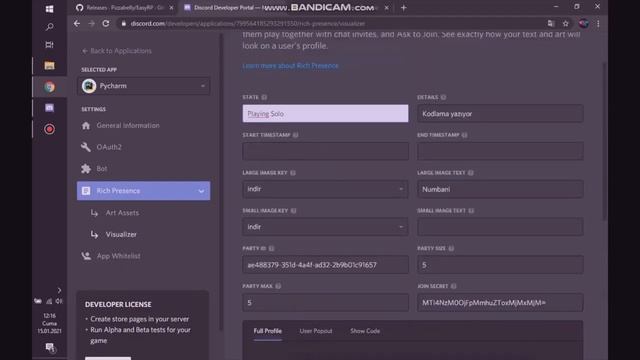 Discord Oynuyor Değiştirme Ve Kendine Özel Nasıl Yapılır? pycharm koyma #discord #pycharm #yazılım смотреть онлайн