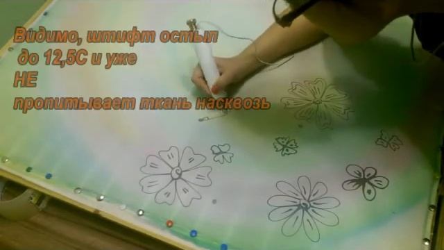 Использование Батик-штифта. Горячий Батик. Мои пробы. смотреть онлайн