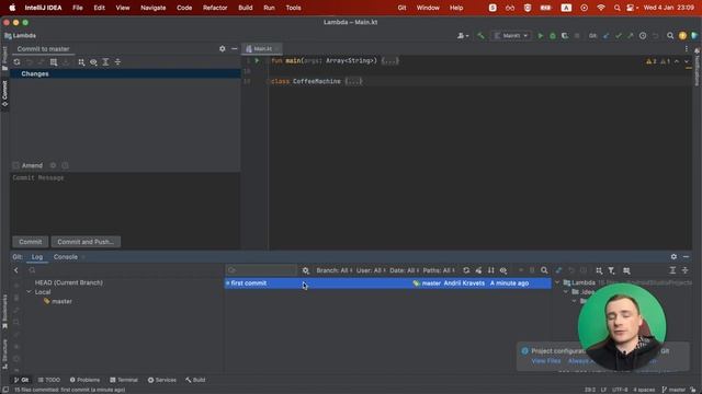 30. Git інструменти в Intellij IDE (або Android Studio) смотреть онлайн