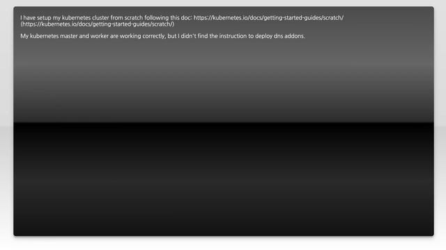 Instructions to install addons with Kubernetes 1.6 on bare metal machine? смотреть онлайн
