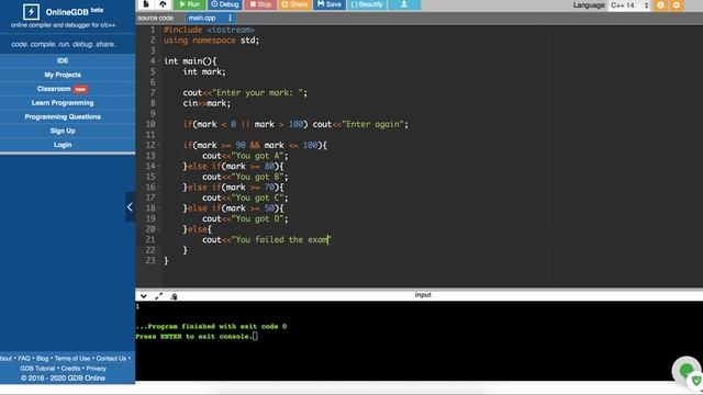 Задача про определение оценки смотреть онлайн