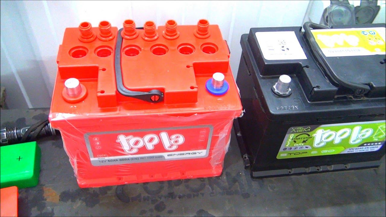 Аккумулятор Topla Energy vs Topla AGM Stop&Go (знакомство и первые измерения) Часть 1 смотреть онлайн