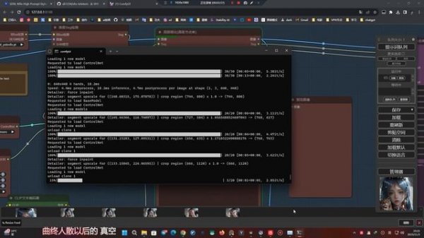 comfyUI Style transfer and line draft control