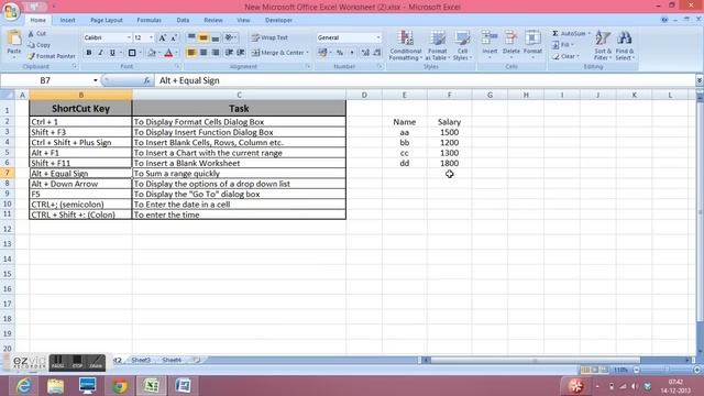 Excel Shortcuts - Top 10 Keyboard Shortcuts in Excel смотреть онлайн