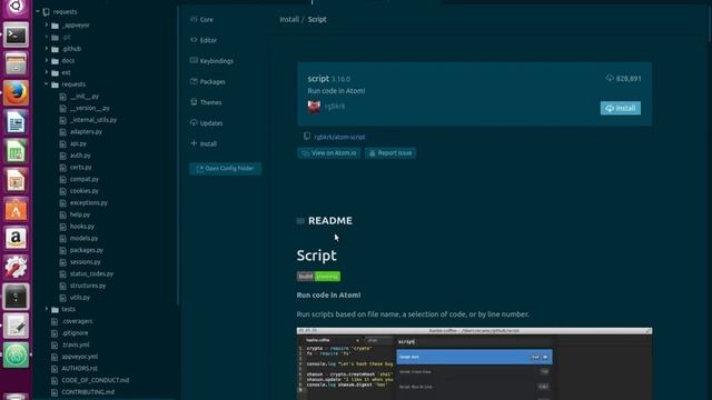 How to run Python Program in Atom Editor смотреть онлайн