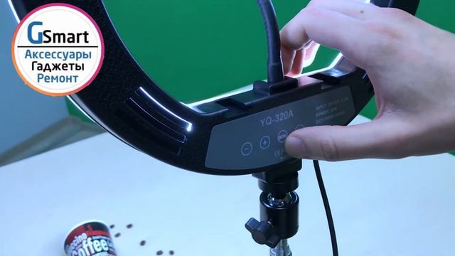 Кольцевая светодиодная лампа YQ-320А смотреть онлайн