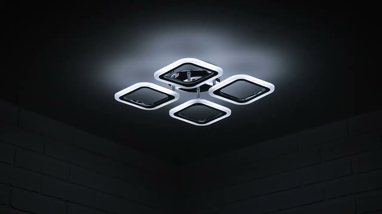 Режимы работы потолочного светильника Quedo 20110-4 sm Chrome, Schaffner смотреть онлайн