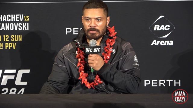 Justin Tafa talks on walk off KO win over Parker Porter at UFC 284 смотреть онлайн