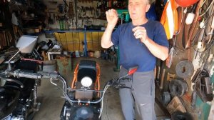 Мотоцикл Скаут Сафари-3. Эффект после замены ведущей звезды. Про фару