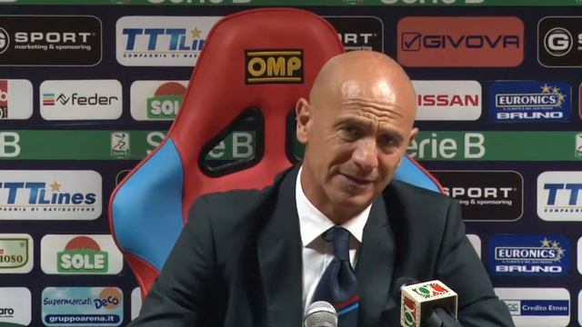 CATANIA - VICENZA conferenza stampa post-gara GIUSEPPE SANNINO смотреть онлайн
