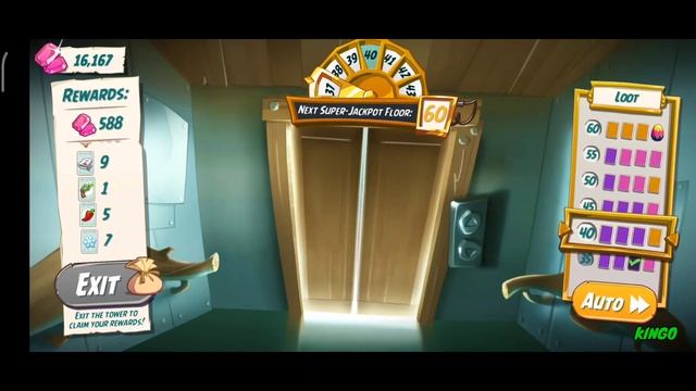 Angry Birds 2 Tower of Fortune 2nd Floor 60 & Jackpot Egg in a day [TOF] 4000Gems Jackpot yeyye #ab смотреть онлайн