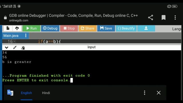 if else statement Java short 2 a or b equal #development #happy #apnacollage смотреть онлайн