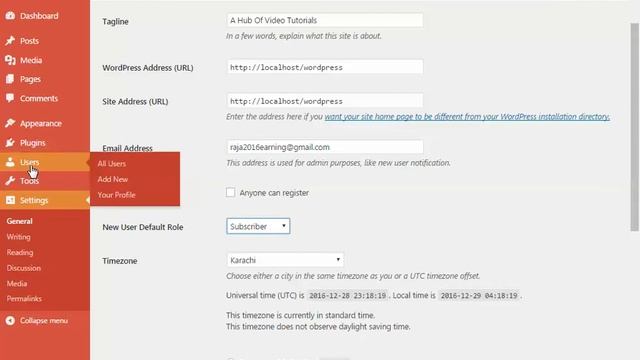 WP Users, Plugins, Tools & Setting (WP Skills Development) Tutorial - 6 смотреть онлайн