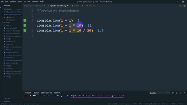 46.operator precedence and associativity | javascript bangla tutorial for beginners смотреть онлайн
