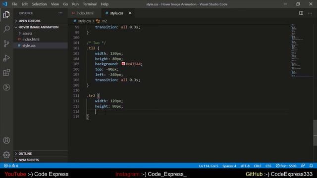 How To Create Image Overlay Hover Effect Using HTML And CSS || Before & After || Hover Animation смотреть онлайн