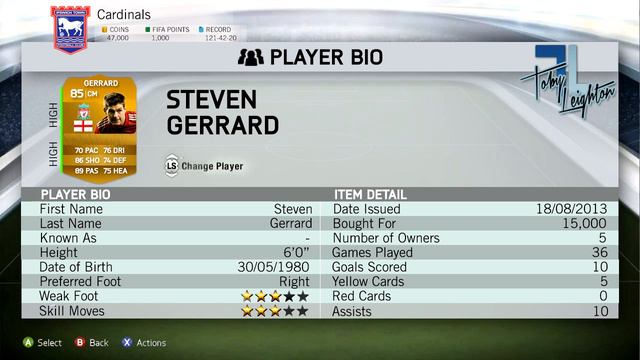 FIFA 14 Ultimate Team | Potential Player Stats, Ratings + Cards! Ft. Xavi, Gerrard & Gundogan