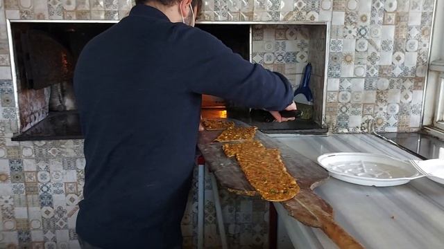 Турецкая кухня?? Лепешка PIDE. Турция еда на улице.Как делают. Блогеры о Турции.