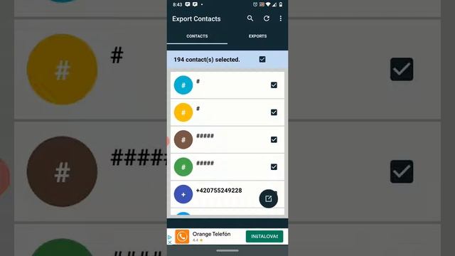 Export contacts to Excel смотреть онлайн