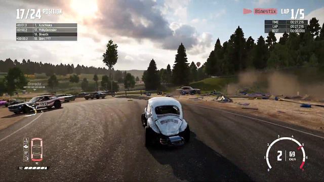 ПОЛ ТРАССЫ ЖОПОЙ ПРОЕХАЛ [WRECKFEST 0066] смотреть онлайн