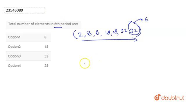 Total number of elements in 6th period are: смотреть онлайн