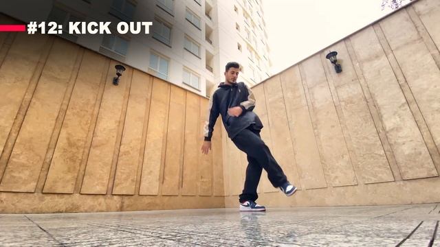 23 Easy POPPING FOOTWORK With Names - POPPING TUTORIAL - ALIREZA SONIC