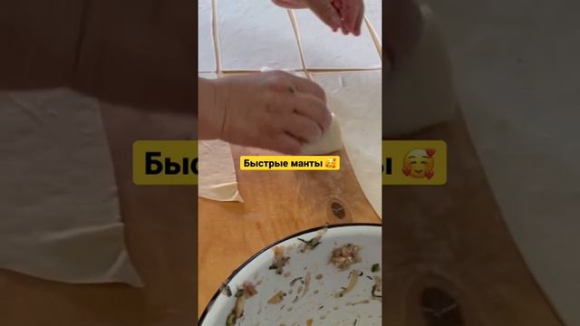 Как за 15 минут приготовить манты #манты #мантыза15минут #рецепты смотреть онлайн