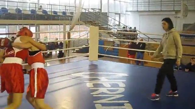 Возняк Ольга 1-й спаринг(тройка) збори Сонячна Долина Збори жіночої збірної по боксу 2015 смотреть онлайн