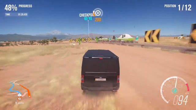 Ford Transit Van racing around Redstone Strip Pass Trail | Forza Horizon 3| смотреть онлайн