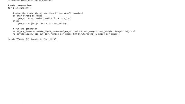 Command line python script to generate image with n digits from MNIST data смотреть онлайн