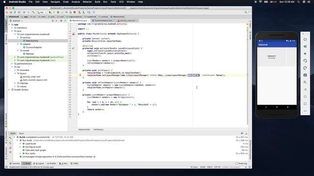 Java (Android) darslari | 8-dars | RecyclerView as Horizontal List смотреть онлайн