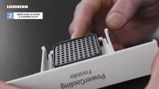 Comment remplacer le filtre à charbon FreshAir d'un réfrigérateur Liebherr ? смотреть онлайн