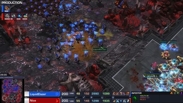 StarCraft 2: EPIC GAME - Super Long Action-Packed Pro Match! (Elazer vs Nice) смотреть онлайн