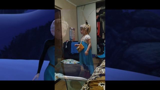 Яся поет песню Холодное сердце смотреть онлайн