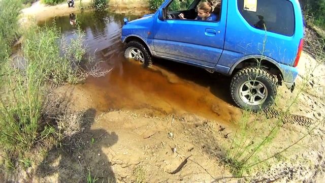 OFFROAD SUZUKI JIMNY 4x4 DEEP WATER Stuck in смотреть онлайн