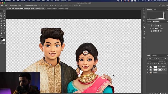 Turn into Cartoon (wedding card) Adobe Photoshop in Urdu / Hindi اردو by the2px, toonme cartoonify смотреть онлайн