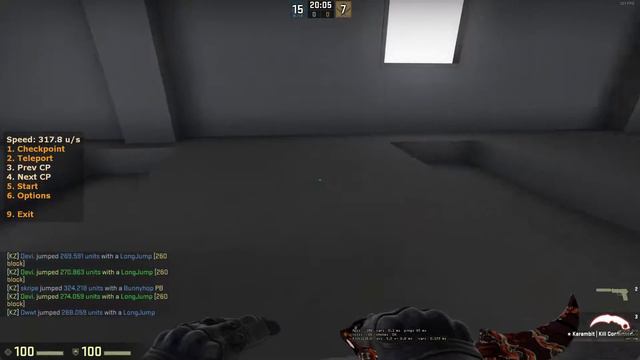 CS:GO 263 units long jump (presonal record) смотреть онлайн