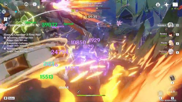C0 Nahida Spread and C0 Kokomi Nilou Bloom - Genshin Impact Abyss 3.2 - Floor 12 9 Stars смотреть онлайн