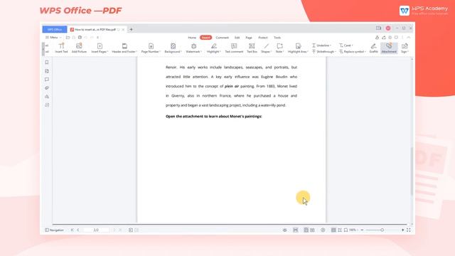 [WPS Academy] 1.2.6 PDF: How to insert attachments in PDF files смотреть онлайн