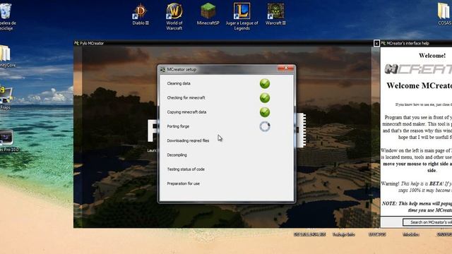 Como hacer mods para minecraft 1.5.2 -- Tutorial del nuevo MCreator y java JDK смотреть онлайн