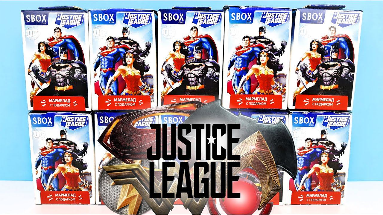 ЛИГА СПРАВЕДЛИВОСТИ DC 2024 СВИТ БОКС! Сюрпризы, ИГРУШКИ Justice League Sweet Box Surprise Unboxing