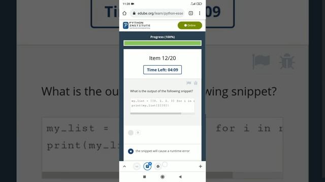 Cisco Netacademy Python Programming language essential-1 module-3 test answer key смотреть онлайн
