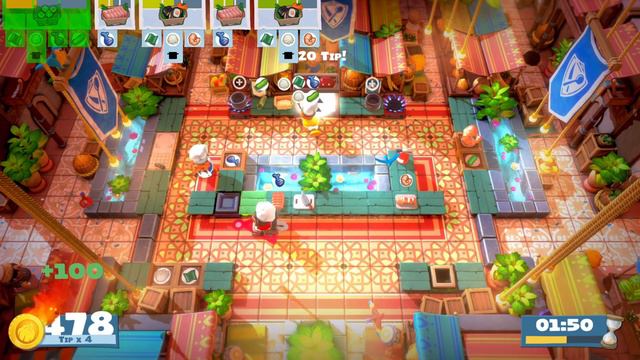 Sushi Boxes🍱 | 3-4 World Food Festival 4 Stars (3 Players) Overcooked 2, All You Can Eat смотреть онлайн